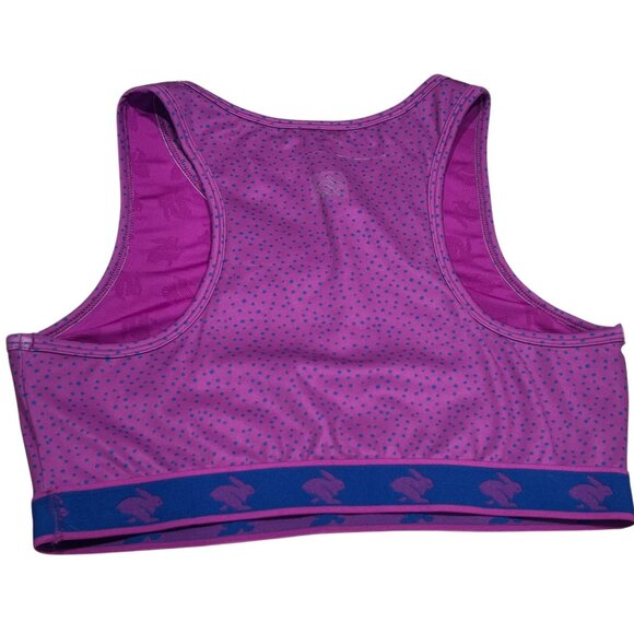 Run In Rabbit Polka Dot Utilibra-Vo Sports Bra Size Large - Picture 5 of 11